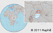 Gray Location Map of Butembe