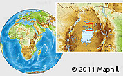 Physical Location Map of Butembe