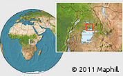 Satellite Location Map of Butembe