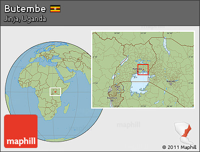 Savanna Style Location Map of Butembe