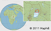 Savanna Style Location Map of Butembe