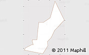 Classic Style Simple Map of Butembe, cropped outside