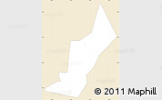 Classic Style Simple Map of Butembe, single color outside
