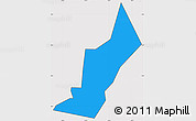 Political Simple Map of Butembe, cropped outside