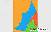 Political Simple Map of Butembe