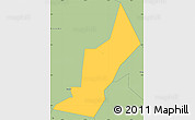 Savanna Style Simple Map of Butembe