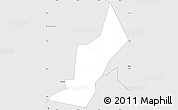 Silver Style Simple Map of Butembe