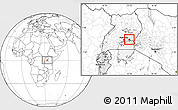 Blank Location Map of Jinja Municipality