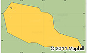 Savanna Style Simple Map of Jinja Municipality, cropped outside