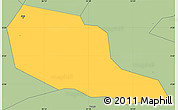 Savanna Style Simple Map of Jinja Municipality