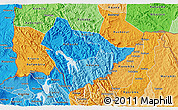 Political Shades 3D Map of Kabale