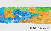 Political Shades Panoramic Map of Kabale