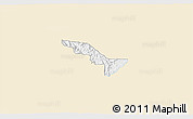Classic Style 3D Map of Rukiga, single color outside