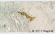 Satellite 3D Map of Rukiga, lighten