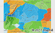 Political Shades 3D Map of Kabarole