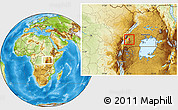 Physical Location Map of Kitagwenda