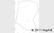 Blank Simple Map of Kitagwenda, cropped outside