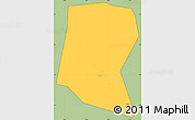 Savanna Style Simple Map of Kitagwenda, cropped outside