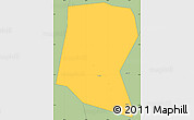 Savanna Style Simple Map of Kitagwenda