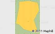 Savanna Style Simple Map of Kitagwenda, single color outside