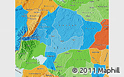 Political Shades Map of Kabarole