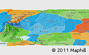 Political Shades Panoramic Map of Kabarole