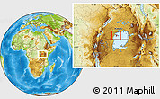 Physical Location Map of Bujumba