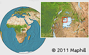 Satellite Location Map of Bujumba