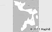 Gray Simple Map of Bujumba