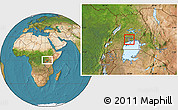 Satellite Location Map of Kampala City Council