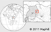 Blank Location Map of Kongasis, highlighted country, highlighted parent region