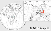 Blank Location Map of Kongasis, highlighted parent region, within the entire country