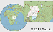 Savanna Style Location Map of Kongasis, highlighted country, highlighted parent region