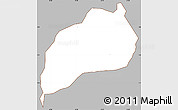 Gray Simple Map of Kongasis, cropped outside