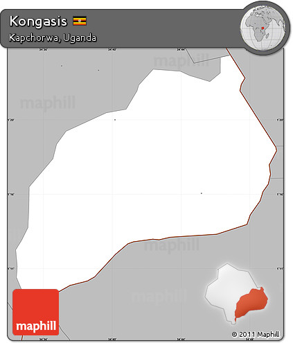Gray Simple Map of Kongasis