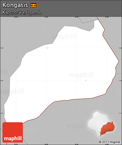 Gray Simple Map of Kongasis