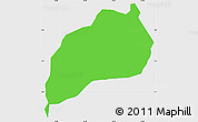 Political Simple Map of Kongasis, single color outside