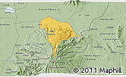 Savanna Style 3D Map of Kween