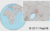 Gray Location Map of Kween