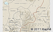 Shaded Relief Map of Kween