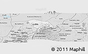 Silver Style Panoramic Map of Kween
