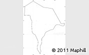 Blank Simple Map of Kween, cropped outside, no labels