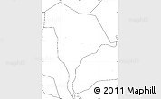 Blank Simple Map of Kween, no labels
