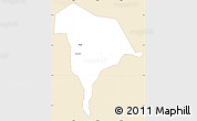 Classic Style Simple Map of Kween, single color outside