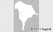 Gray Simple Map of Kween