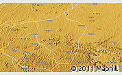 Physical 3D Map of Bugangaizi