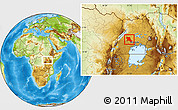 Physical Location Map of Kiboga