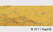 Physical Panoramic Map of Kiboga