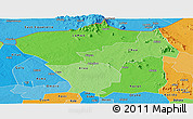 Political Shades Panoramic Map of Kitgum