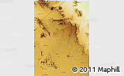 Physical 3D Map of Kotido